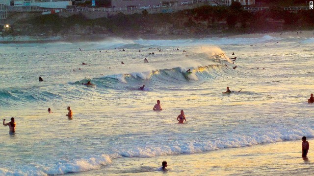 Sydney's Bondi Beach hosted the first ever gay surfers' group surf. The city also has one of the world's biggest and brashest gay pride events.