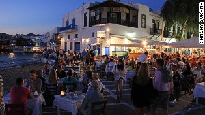 Mykonos: Noise and nudity.