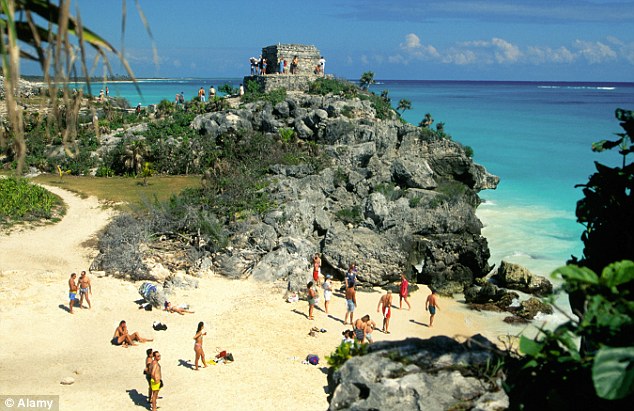 Rising star: Mexico was dubbed 'one to watch' thanks to its gorgeous beaches and Mayan ruins