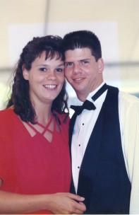 Greg and Heidi Pachico met at Martha's Vineyard Regional High School and got married in a blizzard, on February 3, 1996.