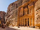 'Half as old as time': The Treasury in Petra, carved out of the rose-colouredrock