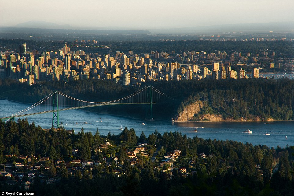 Treasured view: The sight of skyscrapers surrounded by deep, green trees is truly a breathtaking sight to behold