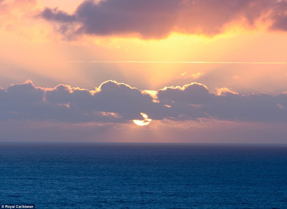 A spectacular sunset awaits those heading out to sea along the English Channel