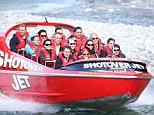 Having a blast: The Shotover Jet is a popular tourist activity in Queenstown, which is known as the adventure capital of New Zealand