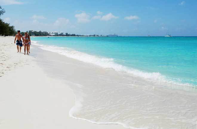  Seven Mile Beach on Grand Cayman Island is one of the best stretches of sand in the Caribbean. 