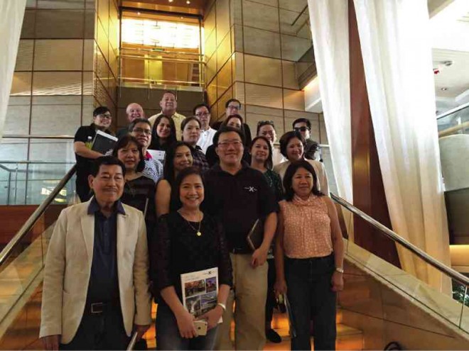 TOUR operators on a cruise. From top: Chin Ya Leo (Partner Advocate, Celebrity Cruises), Eduardo Jarque (The Philippine Star), Eugenio Lotho (Voyager Travel), Simeon Aquino Jr. (Blue Horizons Travel  Tours) , Anson Yongco (Travelview Inc.), Antonio Cosico (Sharp Travel), Amalia Petras (UniWander Travel  Tours), Glenda Cervantes (Multi Destinations), Amelia Lotho (Voyager Travel), Elizabeth Silverio (Far Travel), Randy Callorina (E-Farms Travel), Maria Lourdes Banzon (Sharp Travel), Josephine David (Corporate International Travel  Tours), Rosemarie Singh (Great Ship Adventure Cruises), Rocky Estrella (SeniorManager, Arpan Air, Inc.), Mamerto Banatin (Adams Express Travel), Maria Bernadette Arnaiz (Rajah Travel Corp.), Kelvin Tan (Commercial Director, Asia Pacific, Celebrity Cruises), Cynthia Joaquin (PhilippineWorld Travel)