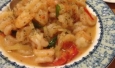 Shrimp and coconut curry on the boat