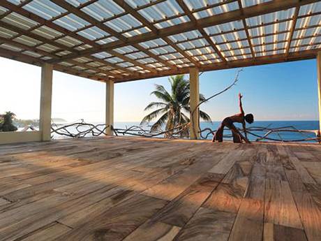 Yoga pavilion at Jakes