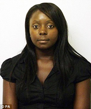Mugshot: Saunders pictured after she was jailed for a £35,000 fraud in 2007
