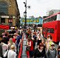 A general view of sightseers at Camden Lock Market on Camden Road, Camden Town, London, England.