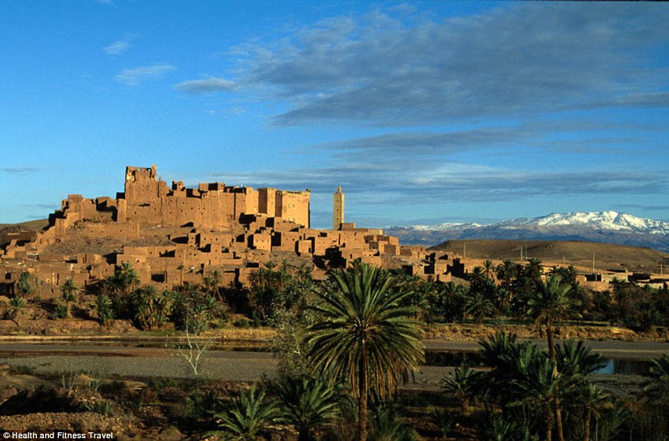 Adventurous honeymooners can explore the charm of Morocco (pictured) with a wide selection of tours and excursions, from hiking the Atlas Mountains to exploring the souks and palaces of Marrakech
