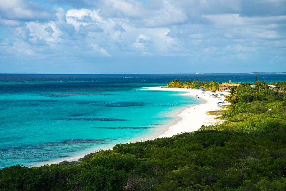 On an island made up of one stunning beach after another, Anguillas Shoal Bay is a favorite  no small claim to fame  with easygoing beach bars that pulse with gentle reggae and delicious grilled fare. Photo: David Swanson / Special To The Chronicle / ONLINE_YES