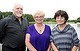 From left, John and Sue Stockbridge both of Florey and Maureen Webb of Evatt.