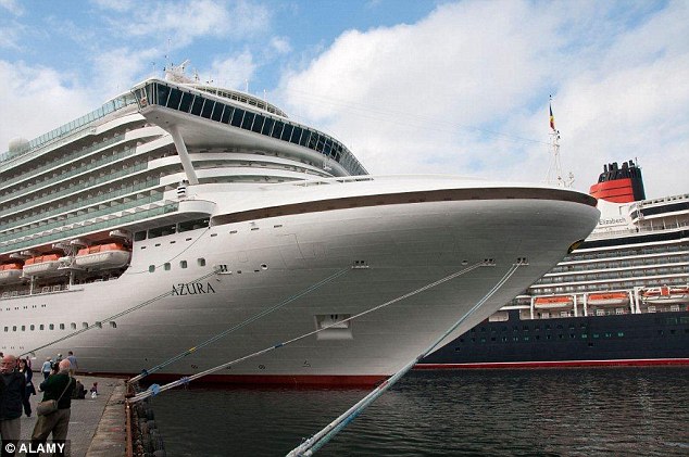 Irwin Mitchell have taken on Teresa Day's case having fallen ill while on PO Cruises Azura (file photo)