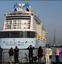 Anthem of the Seas sails into Southampton in April 2015