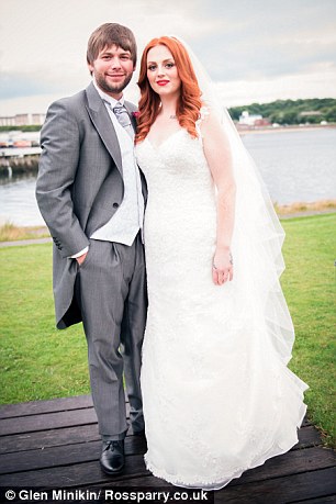 Stacey Wilson, 24, and her hubbie Marc, 28