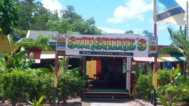 Getting stung by a killer bee (or four) is a rite of passage in Nevis. Involving rum and honey, the killer bee cocktail is the most popular drink on the island, and one that locals will tell you is prepared properly only at Sunshine's.