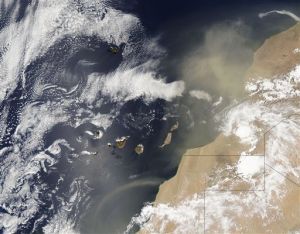 Cuba African Dust Clouds