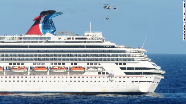 A fire in the Carnival Splendor engine room in November 2010 crippled the cruise ship, stranding passengers off the coast of Mexico for several days without air conditioning or hot showers.
