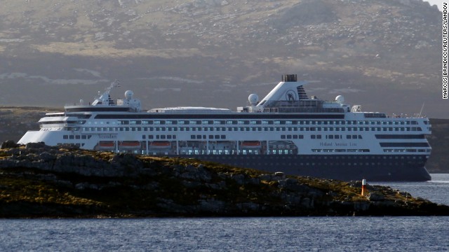 During an August 2012 surprise visit, inspectors from the U.S. Centers for Disease Control and Prevention found multiple sanitation violations on the Holland America ship ms Veendam (shown here in March 2012). The CDC found enough violations, including brown liquid dripping on clean dishes and a fly on the buffet, to give the Veendam a failing grade.