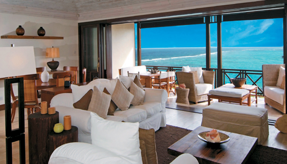 ‘Where Else’ at Canouan Estate is a two-bedroom duplex villa with two levels comprising 3,700 square feet of covered space along with an external pool and deck.