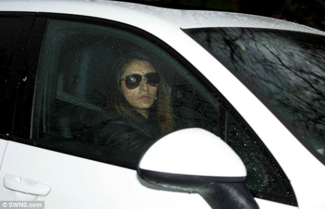 Members of the Dewani family leave the family home in Bristol on the day of Dewani's expedition to South Africa