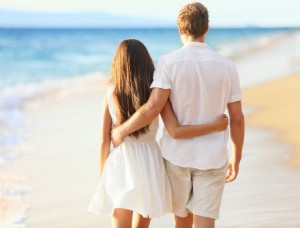 Walks on the beach are still a dream