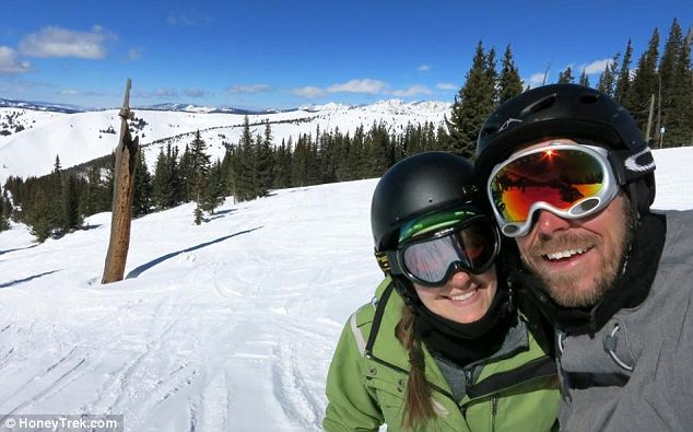 Snap happy: The couple took over 220,000 pictures on their travels